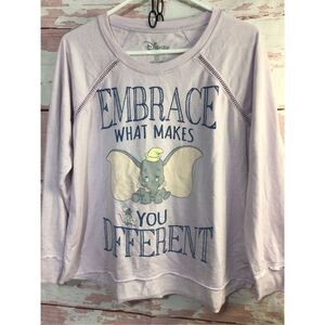 Vintage Disney “Embrace What Makes You Different” Lightweight Sweatshirt Lavende